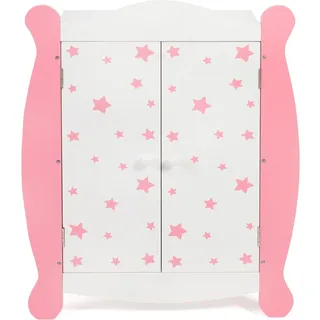 Bayer Chic 2000 CHIC2000 Puppenkleiderschrank "Stars Pink", stars pink