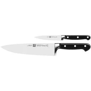 Zwilling Professional S Messerset 2-tlg. Edelstahl 18/10 Schwarz/Silber