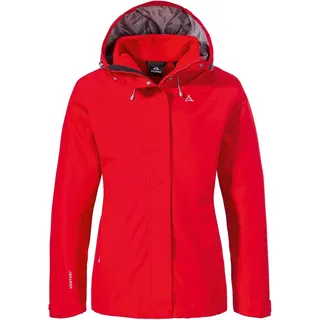 Schöffel Damen 3in1 Jacket Style Okere WMS, wasserdichte, atmungsaktive Outdoorjacke mit herausnehmbarer Fleecejacke, warme 3in1 Jacke mit verstellbarer Kapuze, barbados cherry, 34