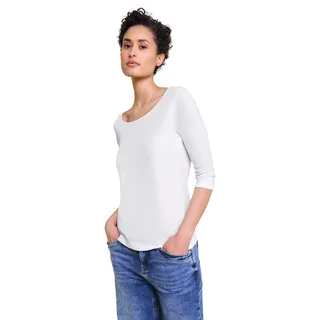 STREET ONE Damen, Basic, T-Shirt mit 3/4 Arm