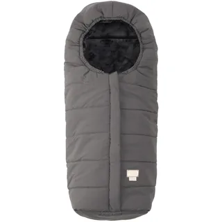 Nuvita 9905 Junior One | Universal-Sitzsack für Autositze | perfekt für Kinder von 6 bis 36 Monaten (100 cm) | Schutz bis -10 °C gegen Regen und Wind | Grau