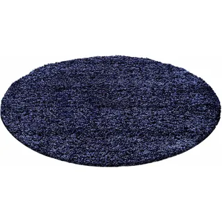 Life Shaggy 1500 Hochflorteppich 80 cm navy