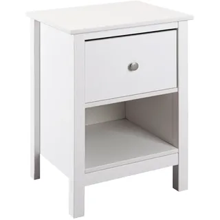 Inter Link Chilly Home Nachtkommode Massivholz Kiefer weiß