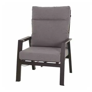 Siena Garden Valencia Gartensessel 72,5 x 82,5 x 89 cm grau/silber