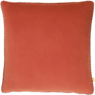 furn. Fell Cosmo Kissen mit Federfüllung, Korallenrot, 45 x 45 cm