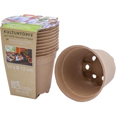 Siena Garden 10er-Pack ECO-Kulturtöpfe Ø 12 cm