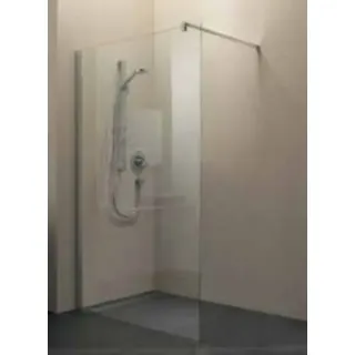 Koralle Trennwand mit Pendelelement myDay WWP links 120 1185-1205x2000mm, VB00912020DA1, Duschkabine: Rahmen: Silber poliert, Glas: ESG