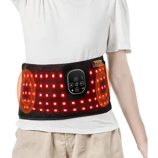 Vevor Rotlichttherapie-Gürtel für Taille, 660/850nm Rotlichttherapie-Pad 105 LEDs,