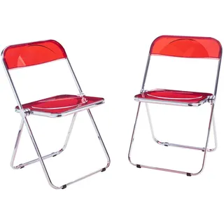 Klappstuhl Pornainen 2 Stk. Rot