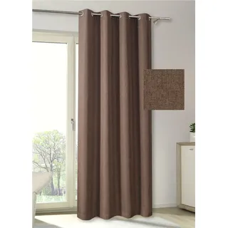 my home Vorhang »MAILAND« Ösen 1 Stk. tlg. blickdicht, verschiedene Farben, 140 x 235, Sicht- und Lichtschutz, rot