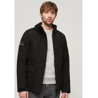 Superdry für Herren. M5011894A Ultimate Windbreaker Jacke schwarz (XXL), Lässig, Polyester, Langarm