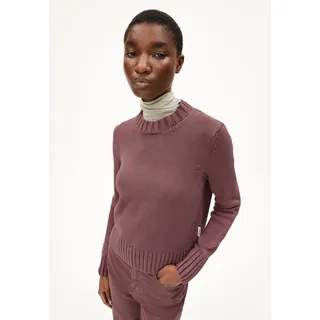 AMALIAAS GMT DYE STRICKPULLOVER |  aus 100% Bio-Baumwolle - lila (L)