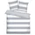 Siena Wendemotiv Grau 200 x 220 cm + 2 x 80 x 80 cm