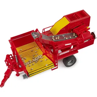 Bruder 02130 - Grimme SE 75-30 Kartoffelvollernter rot 1:16