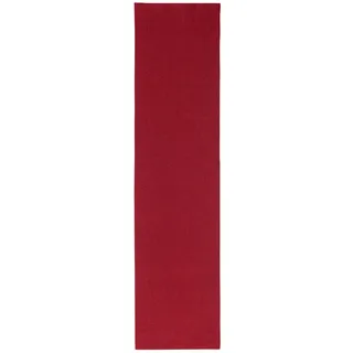 Snapstyle Luxus Läufer Hochflor Shaggy Teppich 100 x 100 cm Rot