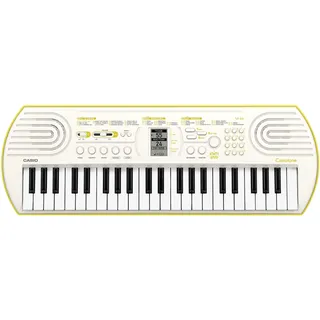 Casio SA-80 Mini-Keyboard mit 44 Mini-Tasten, weiß