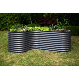 Westmann Metall Hochbeet Grow Faster 240 x 160 x 82 cm anthrazit 