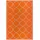 Teppich rechteckig 6 mm Höhe In und Outdoor geeignet robust und pflegeleicht orange