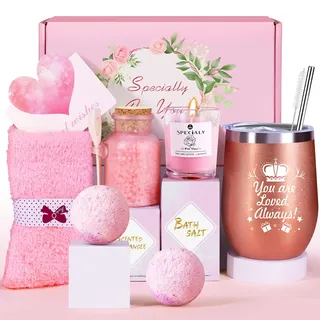 LIVEHITOP Geschenke für Frauen, Geburtstagsgeschenk für Frauen, Geschenk Freundin Geburtstag, Geschenkset für Schwester, Beste Freundin, Mama, 18 40 50 70 Geburtstag