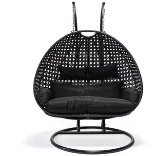 Home Deluxe Twin Polyrattan Schwarz,
