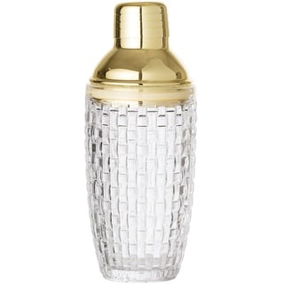 Bloomingville Cocktail Shaker, klar goldfarben, Glas