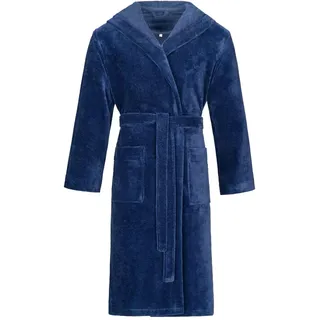 Bugatti Bademantel , Blau , Textil , Uni , Gr. Xxl , male , ISO 9001, Fkt, Made in Austria, Oeko-Tex® Standard 100 , besonders flauschig, hochwertige Qualität , Heimtextilien, Badtextilien, Bademäntel, Bademäntel Herren