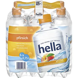 Hella Mineralbrunnen Near Water Pfirsich EINWEG (6 x 0,75 l)