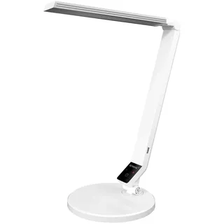 Semilac LED Tischlampe 9W Lampe mit Kalte oder Warme Farbe mit 5 Helligkeitsstufen Schönheitssalon Tischleuchte Schreibtischlampe mit USB-Anschluss Perfekt Beleuchtet den Manikürestand