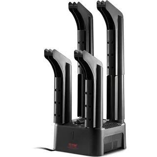 Vevor 4-Röhren Schuhtrockner Stiefeltrockner 200 W Schwarz/Orange