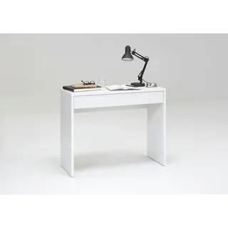 FMD Checker Konsolentisch 100 x 40 x 80 cm weiß