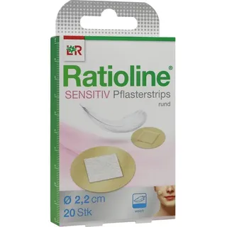 Ratioline Pflasterstrips rund beige 20 St.
