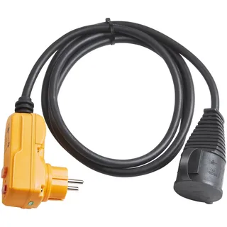 Brennenstuhl Schutzadapterleitung FI IP44 schwarz H07RN-F 3G1.5 2m (1160370)