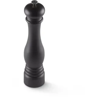 Le Creuset Classic Pfeffermühle, Groß, Robuster ABS-Kunststoff, Korrosionsbeständig, 518 g, Schwarz matt, 96002700000000
