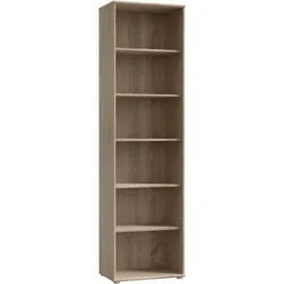 Forte Tempra Bücherregal 54 x 34,8 x 197,5 cm Braun