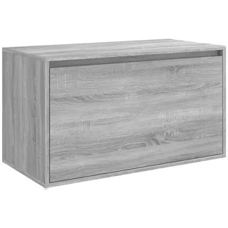 Flurbank 80x40x45 cm Grau Sonoma Holzwerkstoff