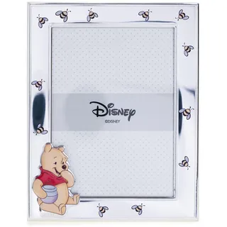 VALENTI & CO. Disney Baby - Winnie the Pooh Fotorahmen aus Silber für Kinder, Geschenkidee Taufe, Geburt oder Geburtstag (13 x 18 cm)