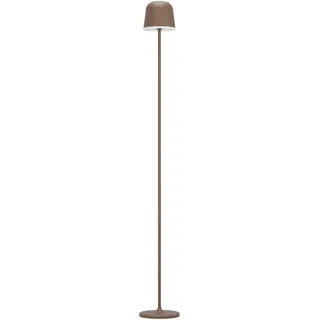 EGLO Stehlampe "MANNERA-L Stehlampe - Alu, Stahl - LED - 4,3W - IP54", rostbraun, 1, Ø 16cm H: 140cm, 1 Stk., Leuchten, Standleuchte, Leselampe, Wohzimmer, Schlafzimmer, H140 x Ø16 cm, Stehlampe