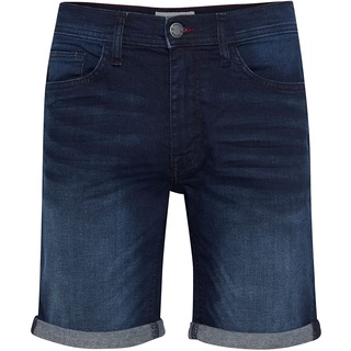 Blend 20713326 Herren Jeans Shorts Kurze Denim Shorts 5-Pocket mit Stretch Twister Fit Slim/Regular Fit, Größe:M, Farbe:Denim Dark Blue (200292)