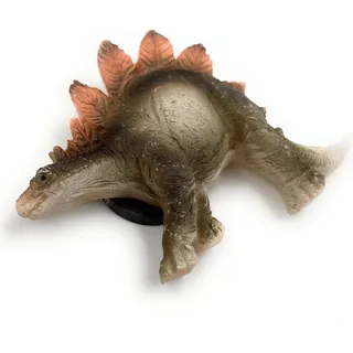 Onwomania Polyresin Figur Dino Kühlschrankmagnet Dinosaurier Tier Dekofigur aus Polyresin Braun 6,5 cm