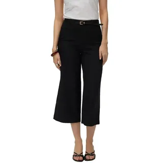 Vero Moda Elma Belt Culotte Wide Leg Hochbundhosen - Black - XS - 30