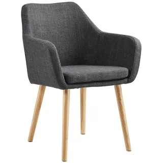 SalesFever Armlehnstuhl dunkelgrau