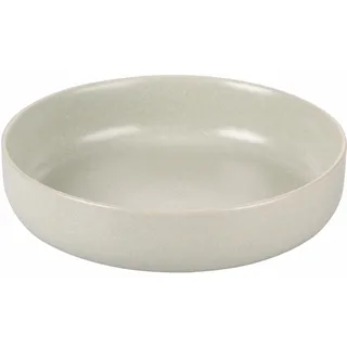 Villa d'Este Home Tivoli Set mit 6 flachen Tellern, matt, Steingut, Salbeigrün, Berlin