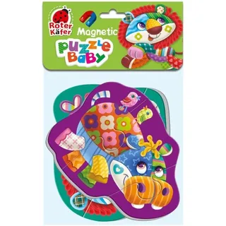 Magnetic Puzzle Baby "Löwe-Nilpferd" (Kinderpuzzle)