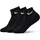 Cushioned Trainings-Knöchelsocken Black/White 38-42