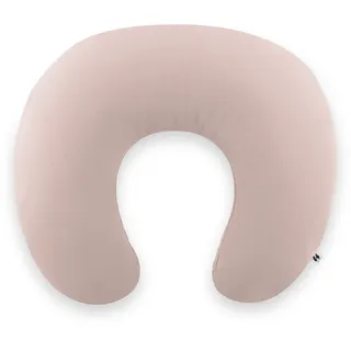 hauck Baby Stillkissen mit Mikroperlenfüllung Nurse N Feed mit Baumwoll Bezug, Härtegrad Anpassbar, Inkl. Tragetasche, Waschbar (Smoky Pink)
