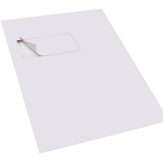 triplast 110 x 60 mm A4 Integrierte Etiketten Adresse Abziehen der Notizen packzettel – Weiß (1000 Stück)