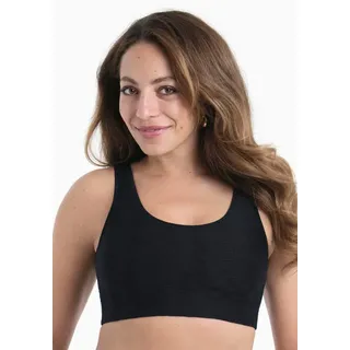 Crop-Bikini-Top ANITA SINCE 1886, Damen, Gr. XL, N-Gr, schwarz, Obermaterial: 76% Polyamid, 24% Elasthan, Bikini-Oberteile Crop-Bikini-Top, mit tiefem Rückenausschnitt