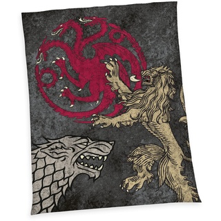 Herding Game of Thrones Wellsoft-Flauschdecke, 150x200 cm