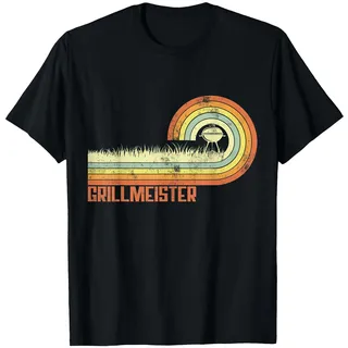 Herren Vater Grillmeister Papa Grillschürze Lustig Grillen Vatertag T-Shirt