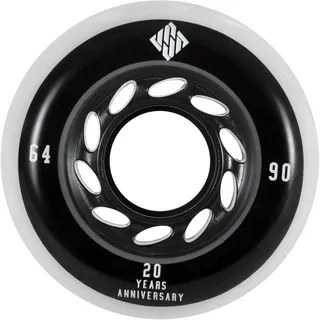 USD SKATES Team 4 Units Rad / Black / White - 64 mm / 90A